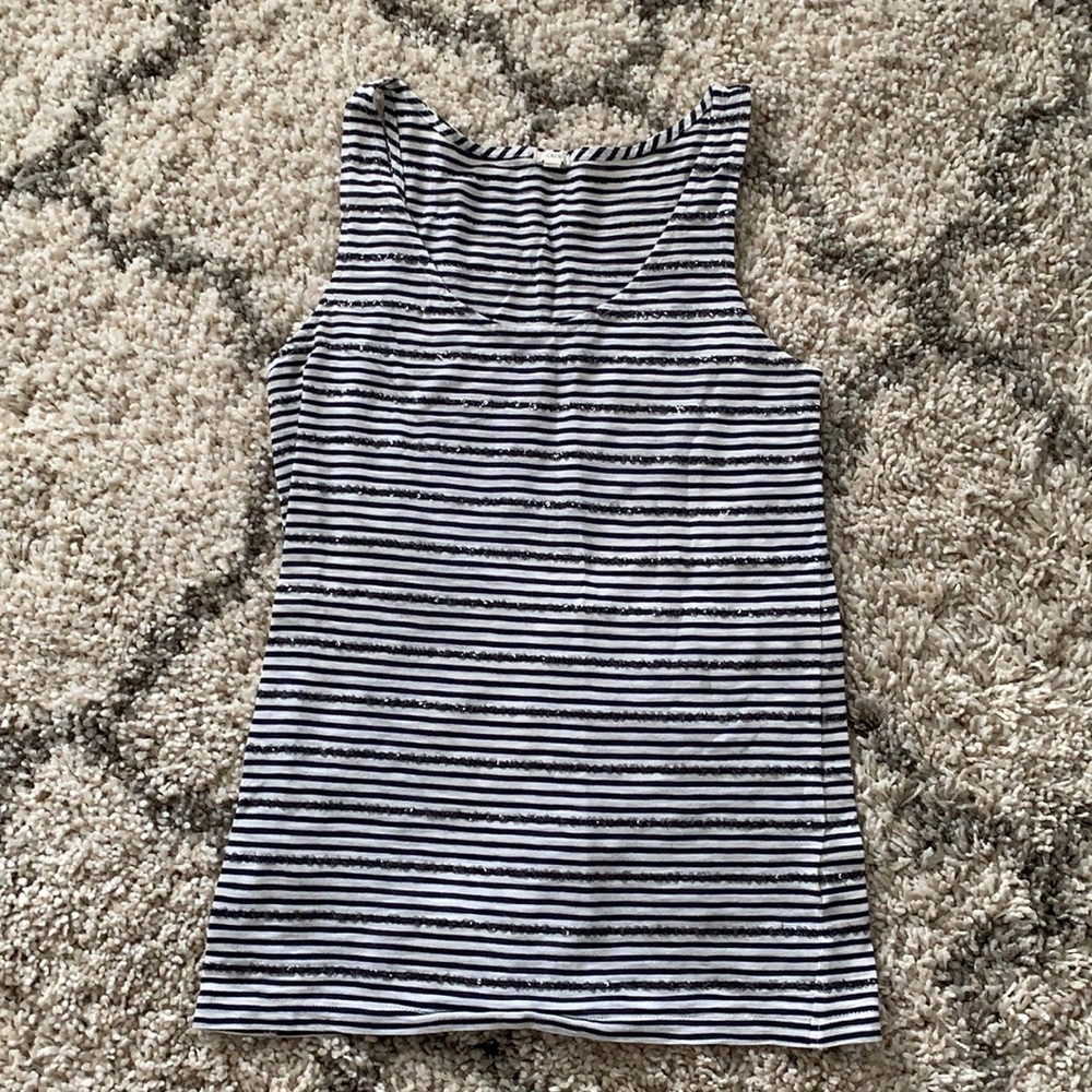 Jcrew sequins tank top